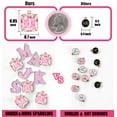thumbnail image 3 of Straw Cover for Stanley Cup Accessories - Unique Crystal Letter Charms for Stanley Cups, Cute Flower & Cup Silicone Straws Topper Covers for 30 & 40 0z Tumbler with Handle, 10mm 0.4in Straw Cap, 3 of 8