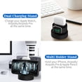 thumbnail image 5 of Apple Watch Charger - iWatch AirPod 2 in 1 Charging Stand Holder Dock Compatible with Apple Watch Series11 10 9 8 Ultra3 2 Ultra SE2 SE 7 6 5 4 3 2 and AirPods 1/2/3/Pro, 5 of 10