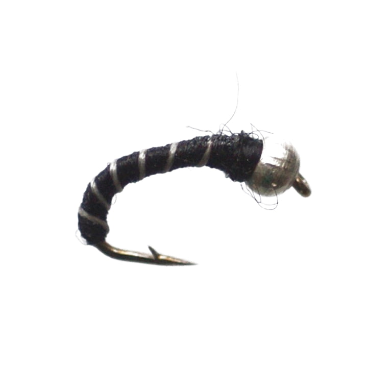Cortland Fairplay Zebra Midge Nymph Fly Assortment, Size 16, 4