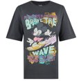thumbnail image 1 of Disney - Camiseta de Mickey Mouse Ondas para Mujer (Carbón Oscuro), 1 of 2