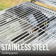 Expert Grill 2 Burner Tabletop Propane Gas Grill, Stainless Steel