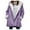 Purple Cardigan Coats for Women, variant on USSUMA Long-Sleeved Coat For Women Fashion, Women Outwear Soft Jacket Teen Girls Print Cute Plus Size Cardigan Shacket