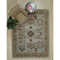 thumbnail image 4 of EORC Gray / GOLD Hand Knotted Wool Traditional Traditional Knot Rug, 7'6 x 9'6, 4 of 7