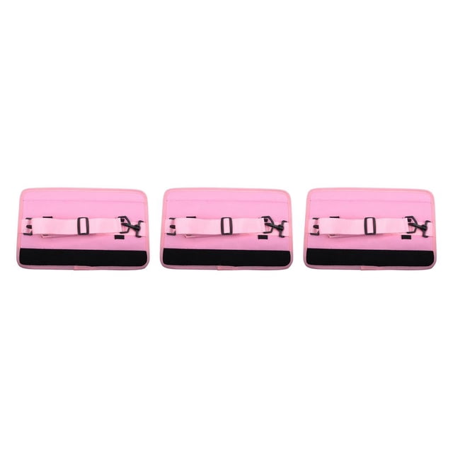Eigraketly Bolsa de palos de golf Bolsa de palos ajustable Crossbody Estuche de entrenamiento Rosa Rosado 3piezas