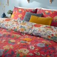 thumbnail image 3 of Furn - Set de Funda de Edredón Floral Azalea (Rojo), 3 of 5