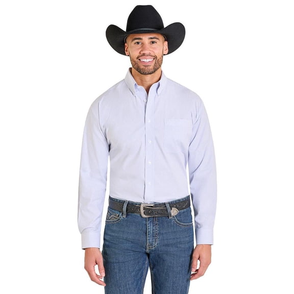 Panhandle Mens Blue Stripe Shirt
