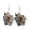 Grey, variant on Leeye Halloween Acrylic Drop Earrings, Black Pumpkin Ghost Bat Stud Earrings for Women Spooky Party Jewelry, One Size, 0.03 lb
