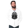 thumbnail image 3 of Big Bad Beard Dad Fathers Day Gift Zip Hoodie Sweatshirt Men Brisco Brands X, 3 of 6