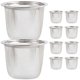 thumbnail image 1 of Tea Strainer Stainless Steel Tea Infuser for Home Use 10Pcs Set, 1 of 4