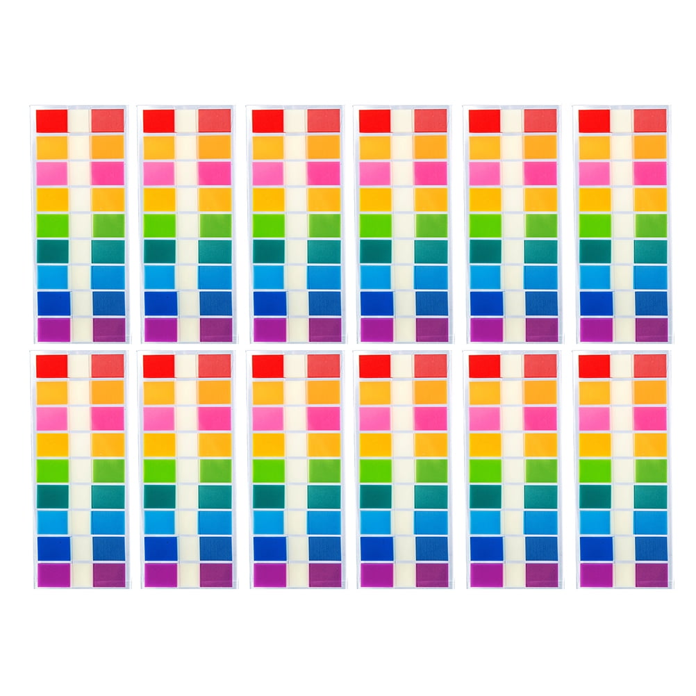 900 Pcs Page Markers Sticky Index Tabs Fluorescent Index Tabs Sticky Notes