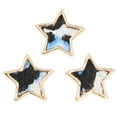 thumbnail image 1 of GOOHOCHY 3pcs Watch Strap Charms Watchband Star Decor Watch Charms Metal Watchband Stars, 1 of 7