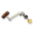 thumbnail image 2 of Metal Spinning Reel Folding Rocking Arm Wheel Grasp Wooden Rocking Handle Fishing Accessories, 2 of 8