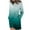 Green #2, variant on Dresses for Women, Women Long-Sleeved Sweatshirt Loose Crew Neck Dress Printed Hoodie Dress Jumper Dress with Pockets Leisure Purple S