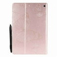 thumbnail image 2 of Dteck Case for All-New Fire HD 10 & HD 10 Plus 10.1" Tablet (11th Generation, 2023 Release) - Multi-Angle Folio Stand Premium Embossed Leather Protective Smart Cover with Auto Wake Sleep, Rosegold, 2 of 5