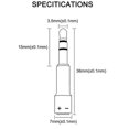 thumbnail image 3 of 1 Pair 0.78mm to 3.5mm Pin for M1 M2 ZX-1 WTD-3 DIY Stereo Headset, 3 of 5