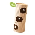 thumbnail image 4 of Bunblic Climbing Frame Home Decor Felt Cat Stuff Kitten Scratching Poodle Kitten Dog Three Layer Camel, 4 of 8