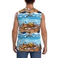 thumbnail image 4 of Kdxio Animals on Noah's Ark Floating for Men's Muscle T-shirt,Sleeveless for Workout Running Athletic Gym Lounge Casual, 4 of 7