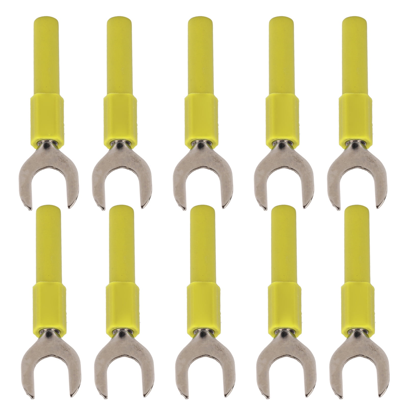 Spptty Banana Plug,U Type Banana Connectors,10pcs U Type Banana Plug U