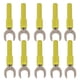 thumbnail image 3 of Conector Tipo Banana En Forma De U, Cobre Rojo+PA 8 Mm/0,3 Pulg. 10 Piezas Conectores Tipo Banana En Forma De U Para Aplicaciones Electrónicas ANGGREK Como se muestra en la descripción, 3 of 8