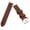 Brown, variant on Genuine Leather Brown 24mm Wristwatch Watch Strap Band Watchband with Silvery Buckle