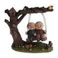 thumbnail image 2 of de Pareja de Ancianos de Resina , Y Abuela, Estatua de La de La Vejez, Regalos Creativos para Cumpleaños, Aniversarios, Boda Columpio Soledad Figuras de pareja vieja, 2 of 8