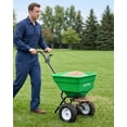 thumbnail image 7 of GIMMYFIVE Heavy Duty Tow-Behind Broadcast Spreader with Rain Cover, 12 ft Spreading Width, 130/100/80 Lbs, 7 of 7