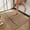 Brown, variant on EGYMEN Linen Carpet, Non-Slip Bath Rug with Beautiful Patterns, Absorbent Floor Mat for Bathroom and Bedroom, Soft and Durable Floor Covering