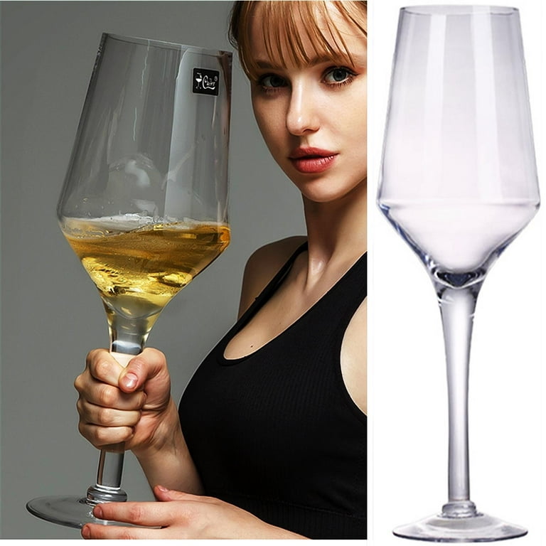 Handcrafted Giant Wine Glass, Beer/champagne/wine Oversized Glass,  Party/birthday/wedding Giant Glass 