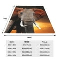 thumbnail image 3 of Susaid Elephant Sunset in Kenya Print Microfiber Cleaning Cloth, Multi-Functional Cleaning Towels, Highly Absorbent Cleaning Rags,Cleaning Cloths for Car Kitchen Home-40"x30", 3 of 7