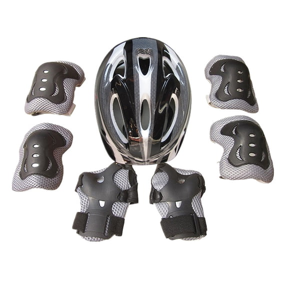 Txlixc 7pcs Girl Boys Guard Helm rodilleras codo bracers bicicleta skateboarding set Txlixc moda