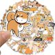 thumbnail image 4 of 50 pegatinas de perro Shiba Inu japonés, diseño de animales, para manualidades, papelería, álbumes de recortes, portátil, guitarra, maleta, grafiti (50 unidades, coloridas), 4 of 5