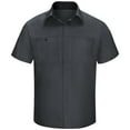 thumbnail image 3 of Red Kap Men's Short Sleeve Performance Plus Shop Shirt with OilBlok Technology, 3 of 7