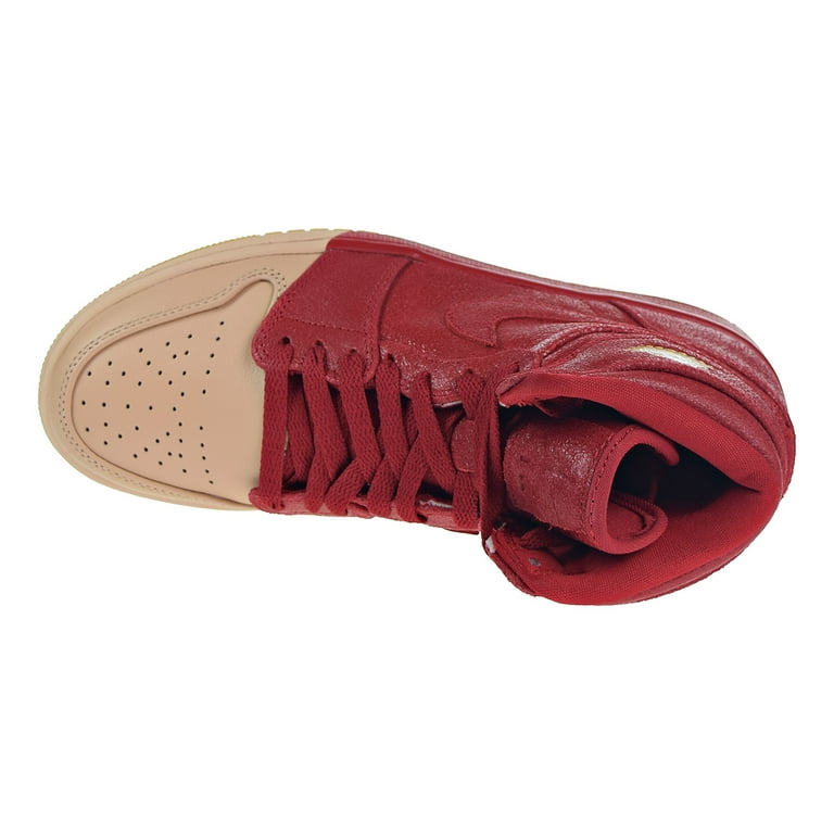 Women s Air Jordan 1 Retro High Premium Dip Toe Red 2018 AH7389 607 Walmart