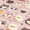 thumbnail image 4 of Mahjong Tile Set Flag Pattern & Cartoon Animal Mahjong Matching Blocks Tiles Set Travel Board Game, 4 of 7