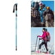 thumbnail image 4 of Toystoory Bastón plegable para caminar al aire libre, senderismo, senderismo, bastón telescópico, bastón antideslizante de 5 secciones, fácil de poner Escalada Cielo azul Toystoory OD001131-05, 4 of 6