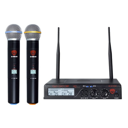 Nady U-2100HTBANDA/B U-2100 Ht Band A/b Dual Uhf Wireless Handheld Microphone (Best Dual Band Ht)