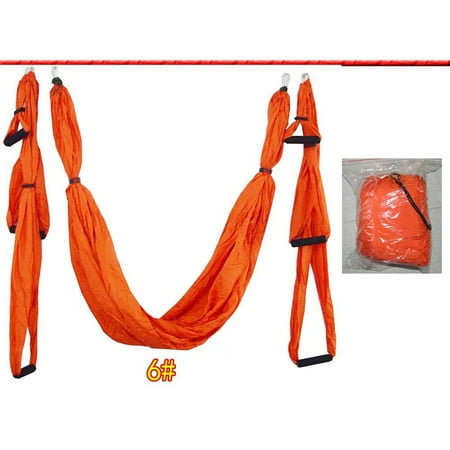 Clearance Sale 6 Handles Anti-Gravity Aerial Yoga Ceiling Hammock Flying...