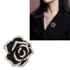thumbnail image 5 of Artesanías, Broche Adornado Con Diamantes De Imitación Para Ropa De Mujer Bufanda De Seda Decoración Regalo Broche Pin Camelia Forma Elegante Exquisito, 5 of 7