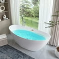 thumbnail image 6 of Vanity Art 71" x 33" Acrylic Freestanding Bathtub, 6 of 11