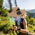 thumbnail image 3 of Men Mesh Solar Fisherman Fan Hat, USB Rechargeable Strong Wind Cooling Sun Protection Bucket Hat, Breathable Ventilated Outdoor Summer Hat for Fishing Gardening Hiking, 3 of 5