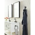 thumbnail image 2 of Amerock St. Vincent Matte Black Single Prong Robe Hook, 2 of 9