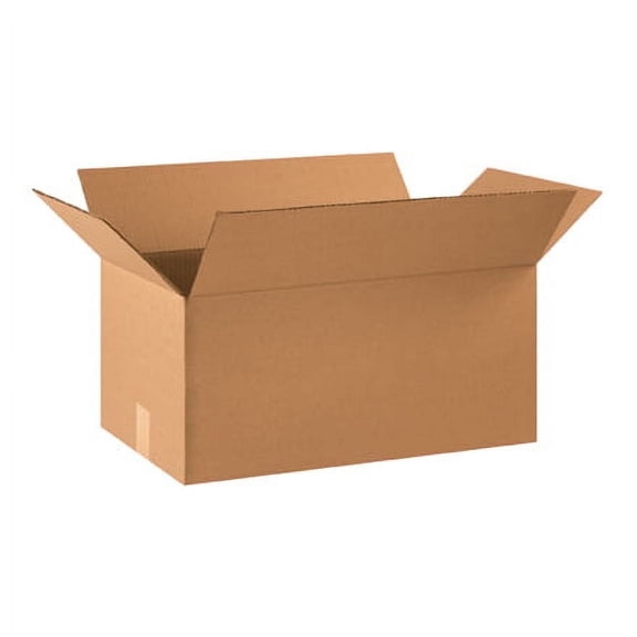 SSBM Kraft Corrugated Boxes ECT-32, 22 x 12 x 10", 20 per Case