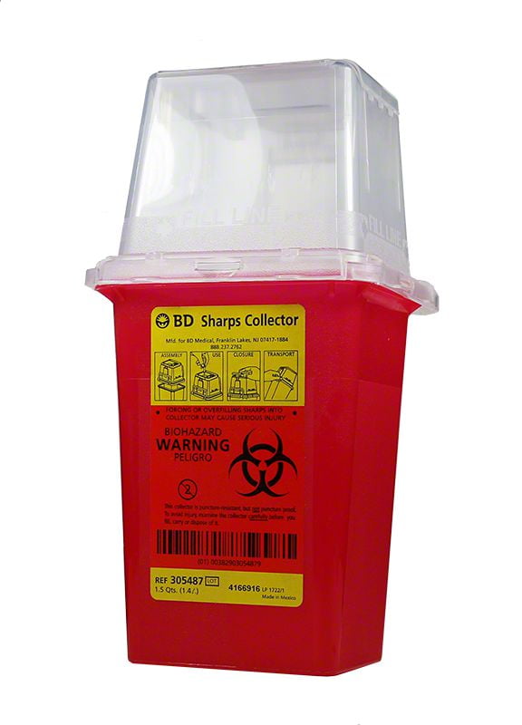 bd nestable sharps collector