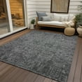 thumbnail image 6 of Addison Rugs Chantille Indoor/Outdoor Transitional Panel Charcoal Washable Rectangle Rug, 10' x 14', 6 of 6