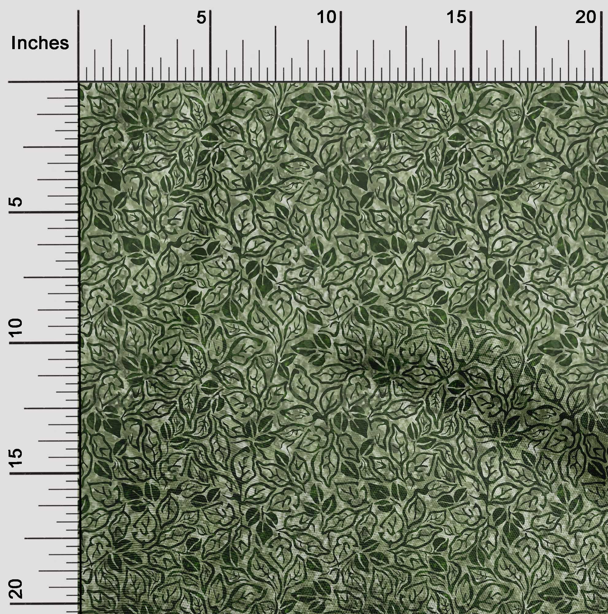 oneOone Georgette Viscose Dark Green Fabric Aian Batik Diy Clothing Quilting Fabric Print Fabric By Yard 42 Inch Wide