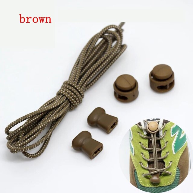 par de cordones deportivos elásticos sin atar cordones para zapatos niños adultos Lazy Locking cordones accesorios para zapatos cordones elastique chaussureSPAIN Gao Jinjia LED