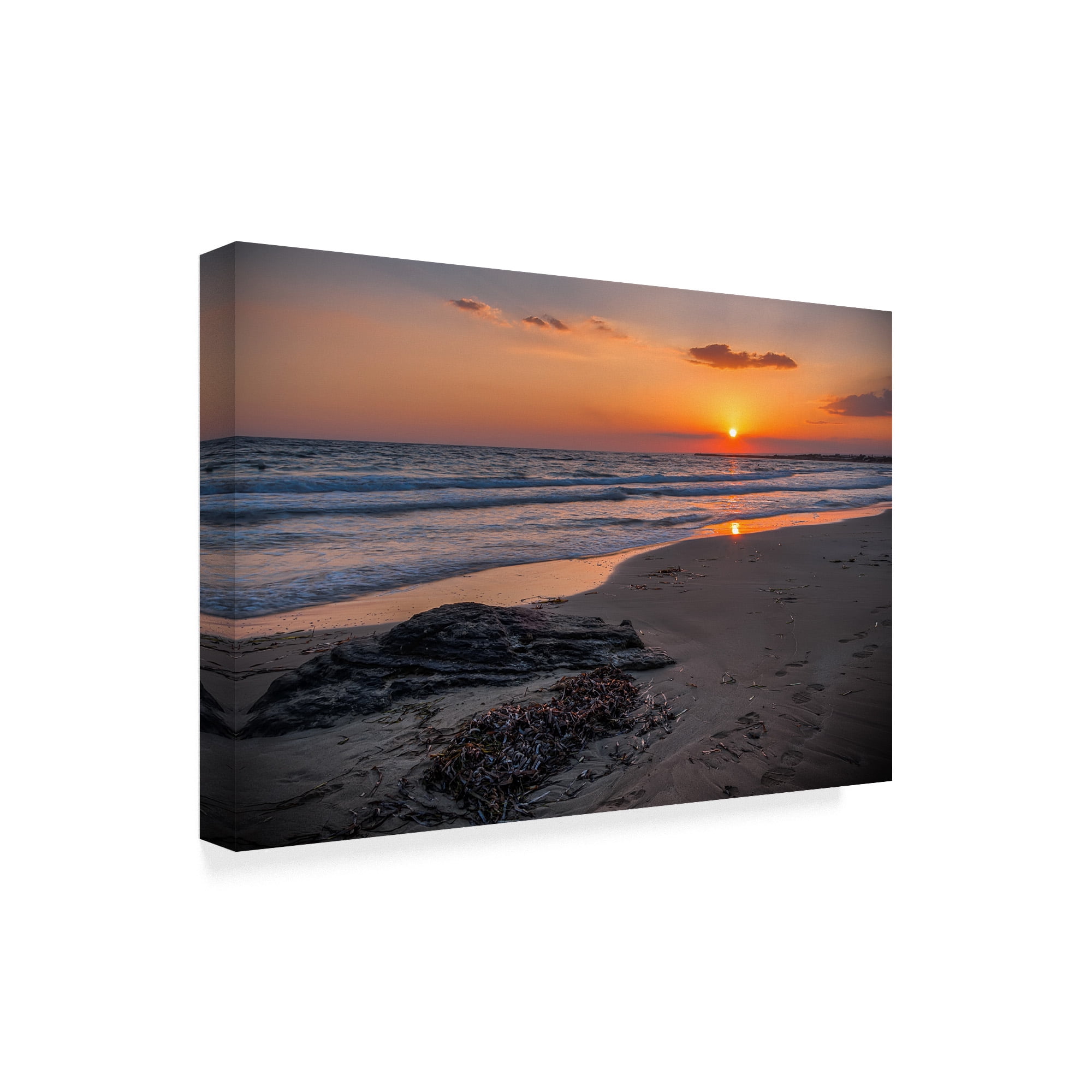 Trademark Fine Art 'The End Of The Sun' Canvas Art by Giuseppe Torre