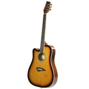 Kona K2 Series Left-Handed Thin Body Acoustic/Electric Guitar