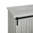 thumbnail image 2 of 32" Ferme Moderne Rainuré Porte Accent TV Stand - Gris Pierre, 2 of 5