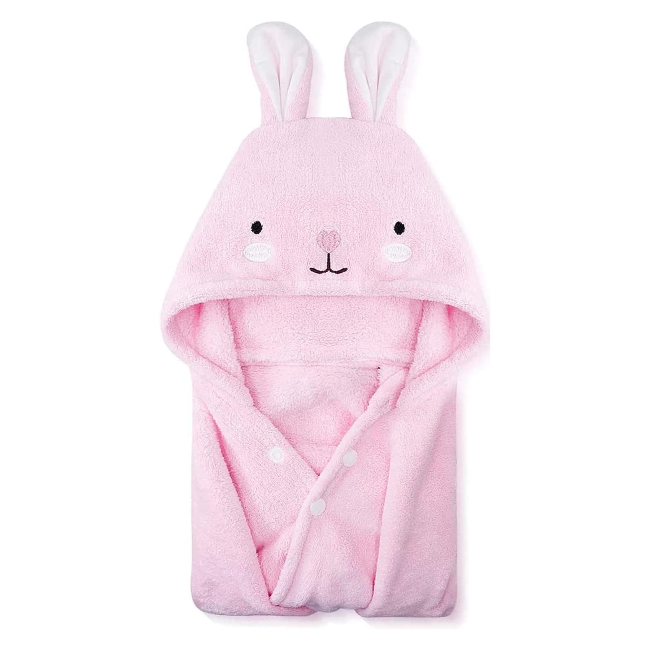 ROMASA Toddler Hooded Bath Towel Ultra Soft Towel Highly Absorbent